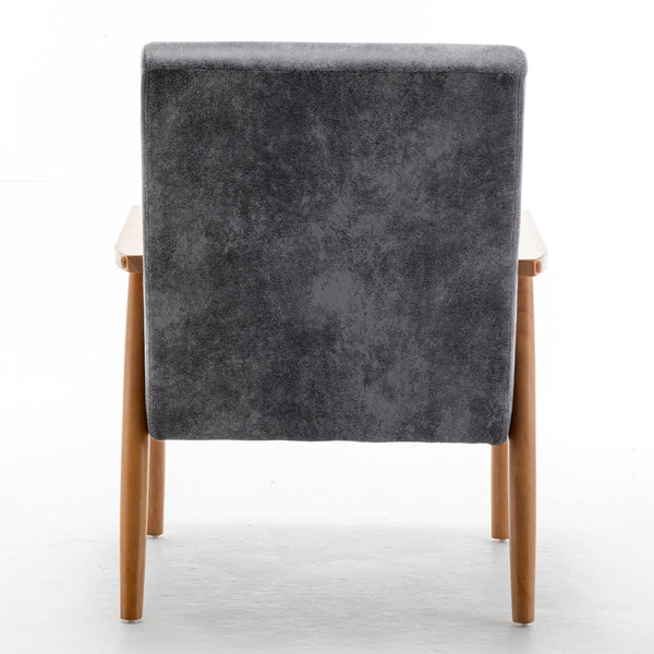 Wide Classic Mid-Century Modern Arm Chair