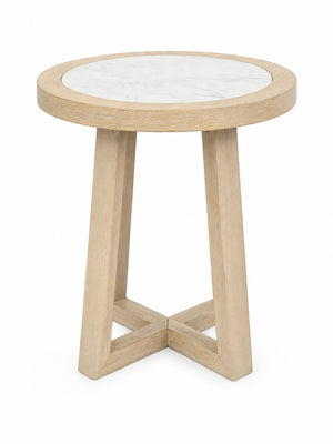 Trifecta - End Table - Driftwood Cerused Oak
