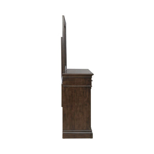 Arden Road - Dresser & Mirror - Satin Cherry