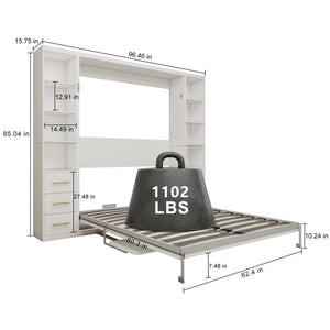 Multifunctional Vertical Murphy Wall Bed
