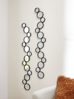 Vinler - Accent Mirror Set (Set of 2) - Black