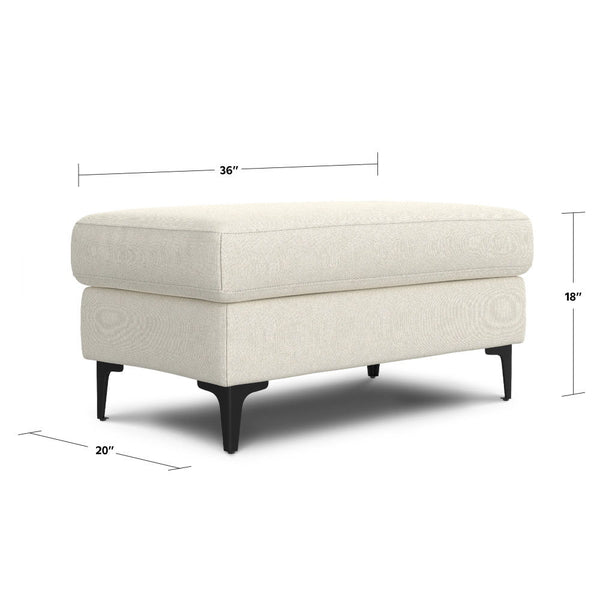 Ava - Ottoman - Cream