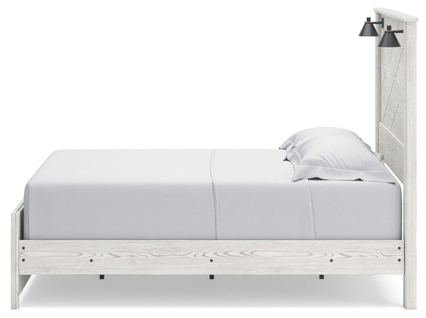 Gerridan - Panel Bed With Sconces