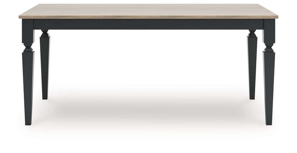 Brenkerton - Rectangular Dining Room Table - Grayish Brown / Black