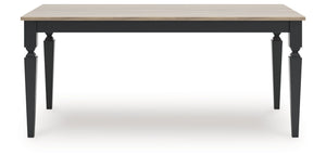Brenkerton - Rectangular Dining Room Table - Grayish Brown / Black