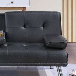 Adjustable Sofa With Fold Down Table And Cup Holders