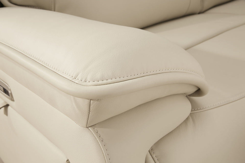 Double Deal - 3-Piece Power Reclining Sofa Sectional - Almond