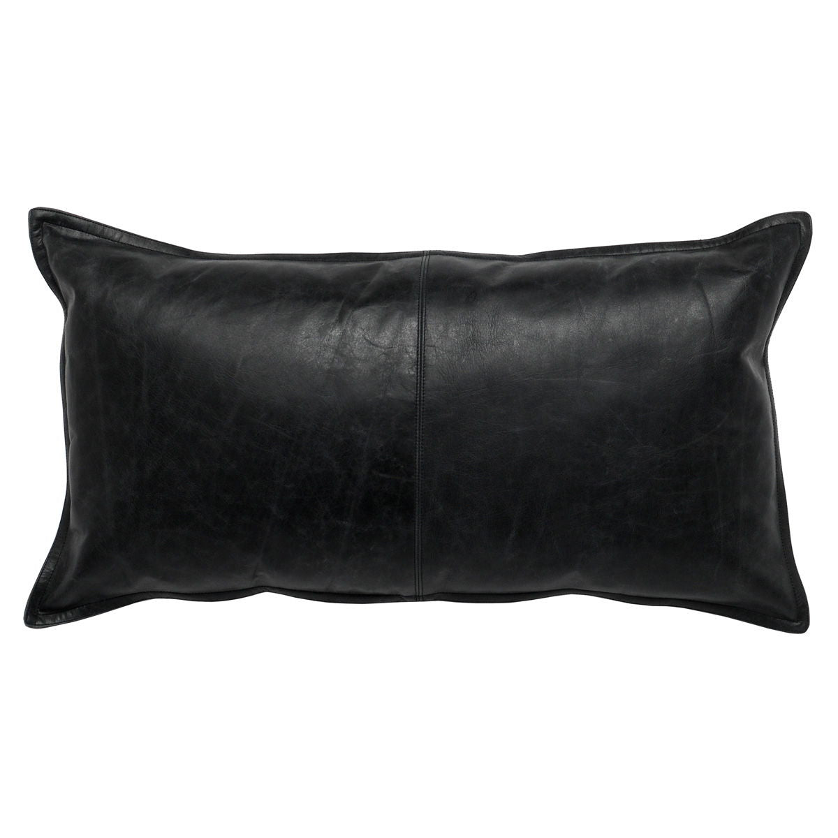 Classic Home Cheyenne Soco Leather Throw Pillow - Thumbnail 2