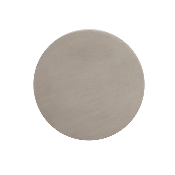 Outdoor Round With U Shape Side Table - Light Gray