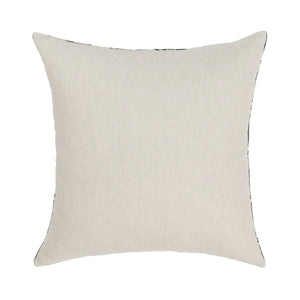 Nubia - 18" Round Pillow - Black / White