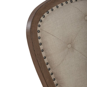 Americana Farmhouse - Upholstered Tufted Back Side Chair