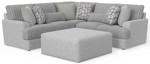 Titan - Sectional With Comfort Coil Seating, Cocktail Ottoman And Accent Pillows Included