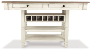 Bolanburg - Rectangular Dining Room Counter Table - Beige