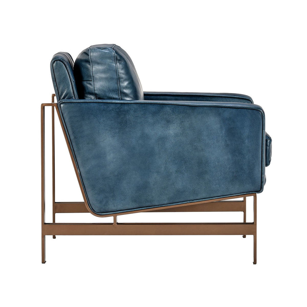 Chazzie - Club Chair - Ocean Blue