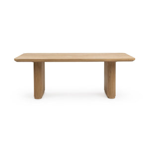 Vander - Oak Wood 84" Dining Table