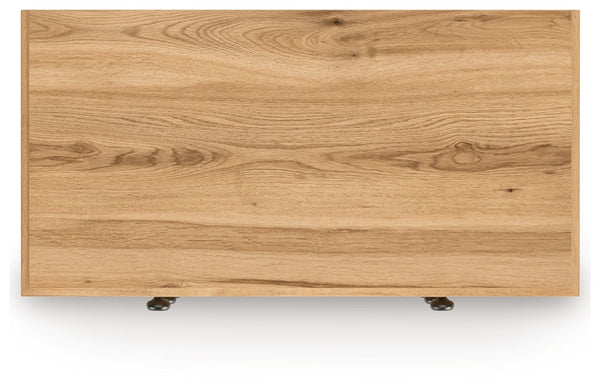 Aleaport - Five Drawer Chest - Warm Brown