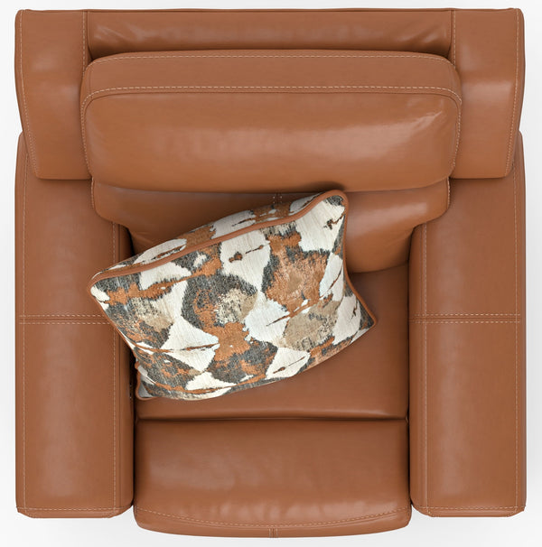 Arezzo - Power Headrest Power Lay Flat Recliner With Zero Gravity/Extended Ottoman