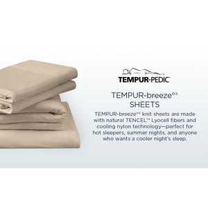 Linens - Tempur-Pedic ProPerformance Sheet Set - Sandstone