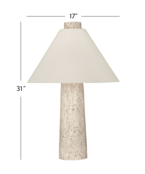 Berks - Table Lamp - Textured Cream