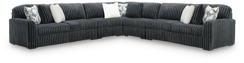Midnight-Madness - 5 Piece Sectional