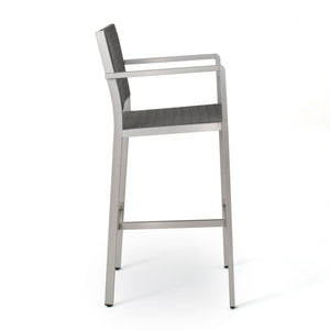 Outdoor Rust Proof Aluminum Barstools (Set of 2)