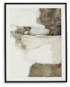 Aldricton - Wall Art - Brown / White