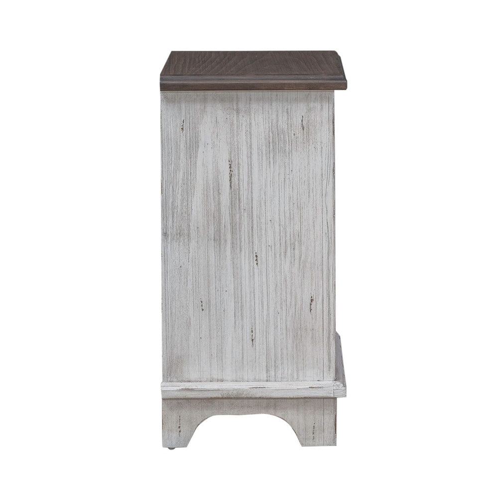 River Place - Left Pier Base - White