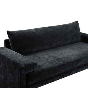 Upholstered 3 Seater Sofa With Wide Armrests