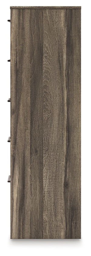 Elbrim - Five Drawer Chest - Brown