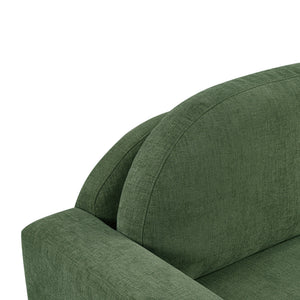 Modern 3 Seater Sofa With Curved Backrest