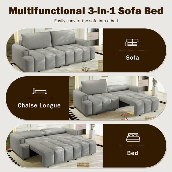 4 Seater Modern Couch With Seats Storage