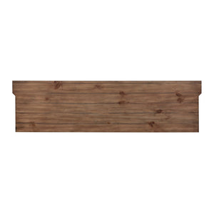 Morgan Creek - Entertainment TV Stand - Antique White / Wirebrushed Tobacco Accents