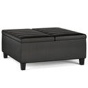 Ellis - Coffee Table Storage Ottoman Contemporary Design