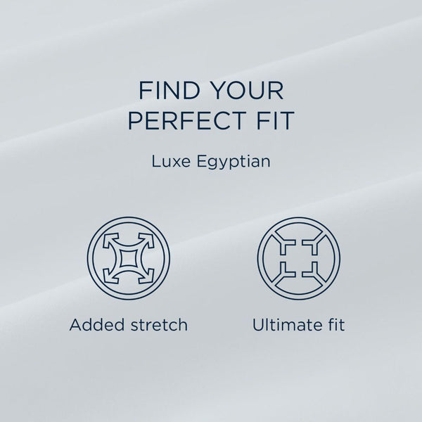 Linens - Tempur Luxe Egyptian Cotton Sheet Set - Sleepy Blue