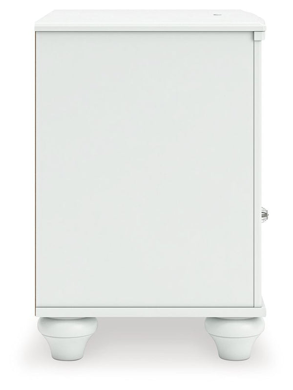 Kozlani - One Drawer Night Stand - White