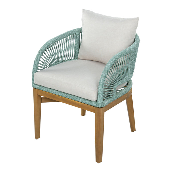 Outdoor Dining Chairs With Cushion (Set of 2)