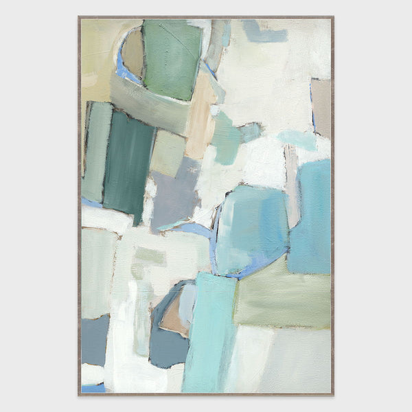 Elder - 40" x 60" Painting Art by Buddy Whitlock - Blue / Green
