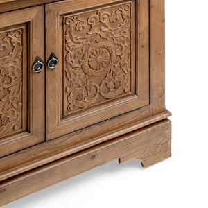Amita - 3 Drawer 4 Door Cabinet - Brown