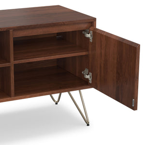 Hunter - TV Media Stand - Umber Brown Stain
