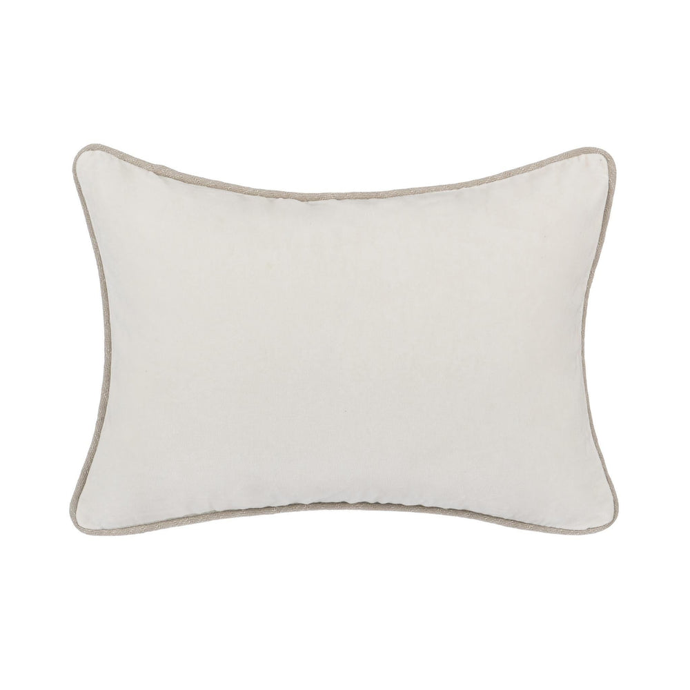 Heirloom Velvet - SLD Pillow - Ivory