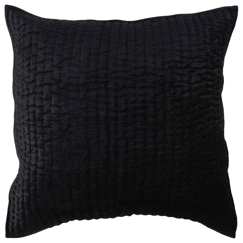 Bari - Velvet Sham - Onyx