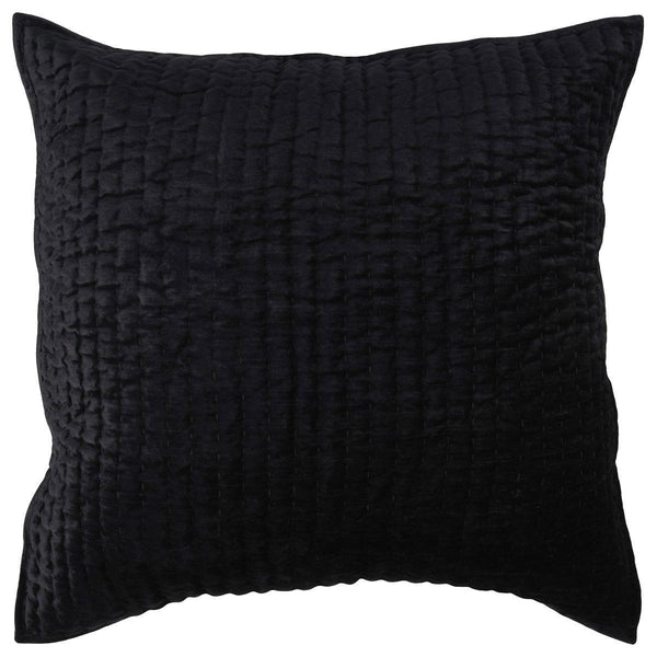 Bari - Velvet Sham - Onyx