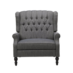 Dunham - Contemporary Fabric Tufted Oversized Pushback Recliner