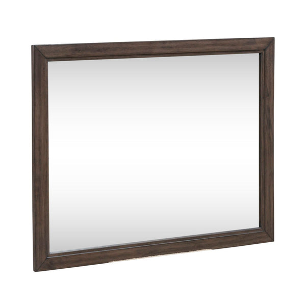 Modern Edge - Landscape Mirror - Caffe