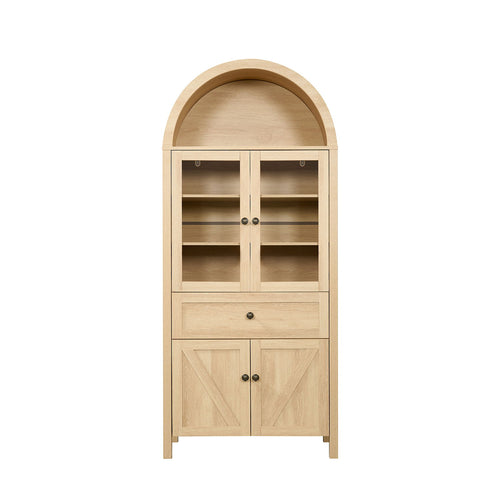 Retro Dome Cabinet With Large Storage Space