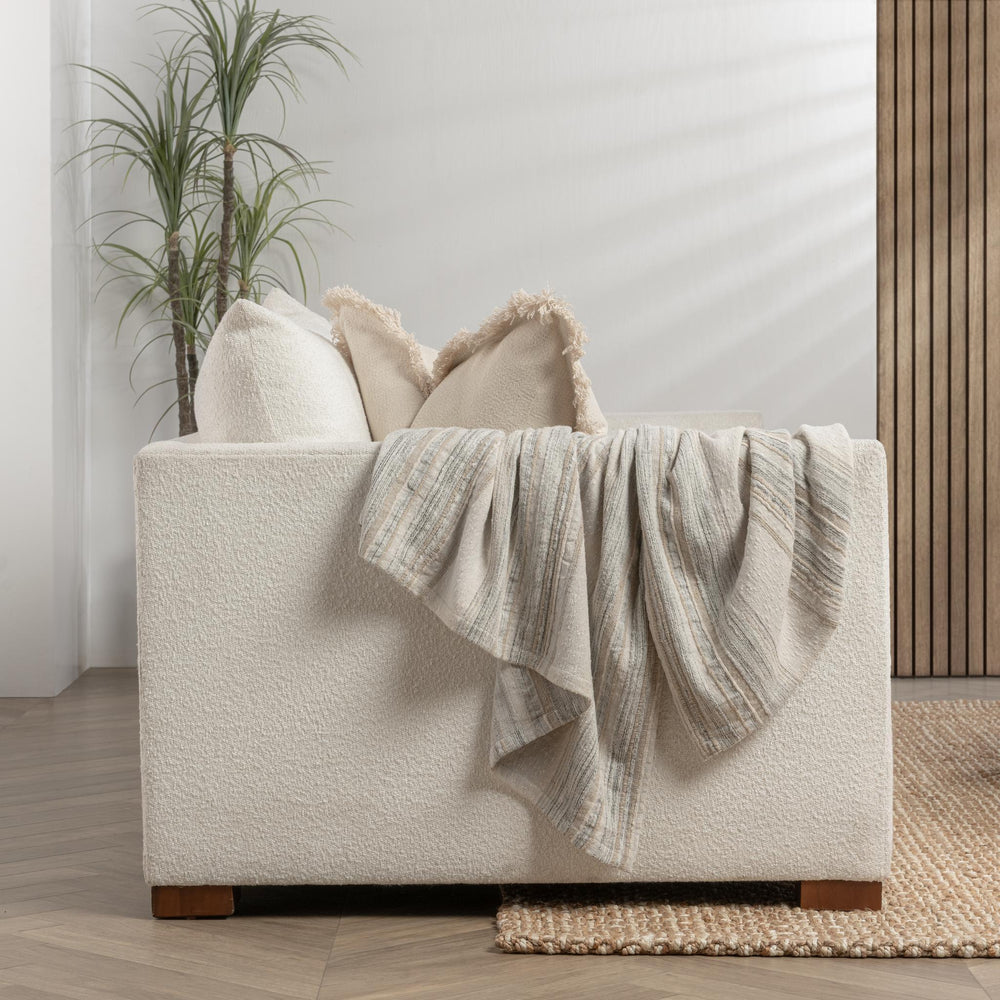 Throws - 50" x 70" TC Rockport Throw - Ivory Multi