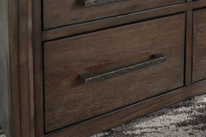 Kallenny - Square Cocktail Table - Brown / Gray