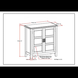 Burlington - Handcrafted Low Storage Cabinet
