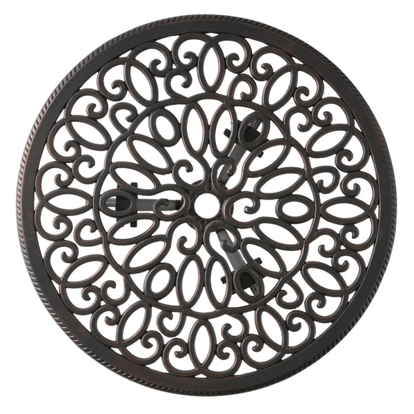 Charleston 3 Pieces Cast Bistro Set - Copper