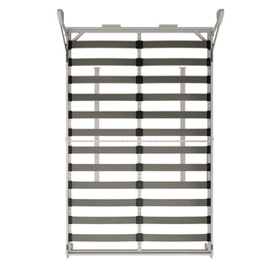 Queen Size Cabinet Wall Bed Mechanism With Desk Panel - Gray